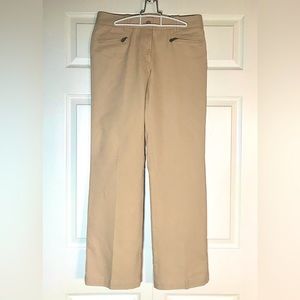 Talbot’s Signature khakis women’s pants with front zipper pockets - sz 8